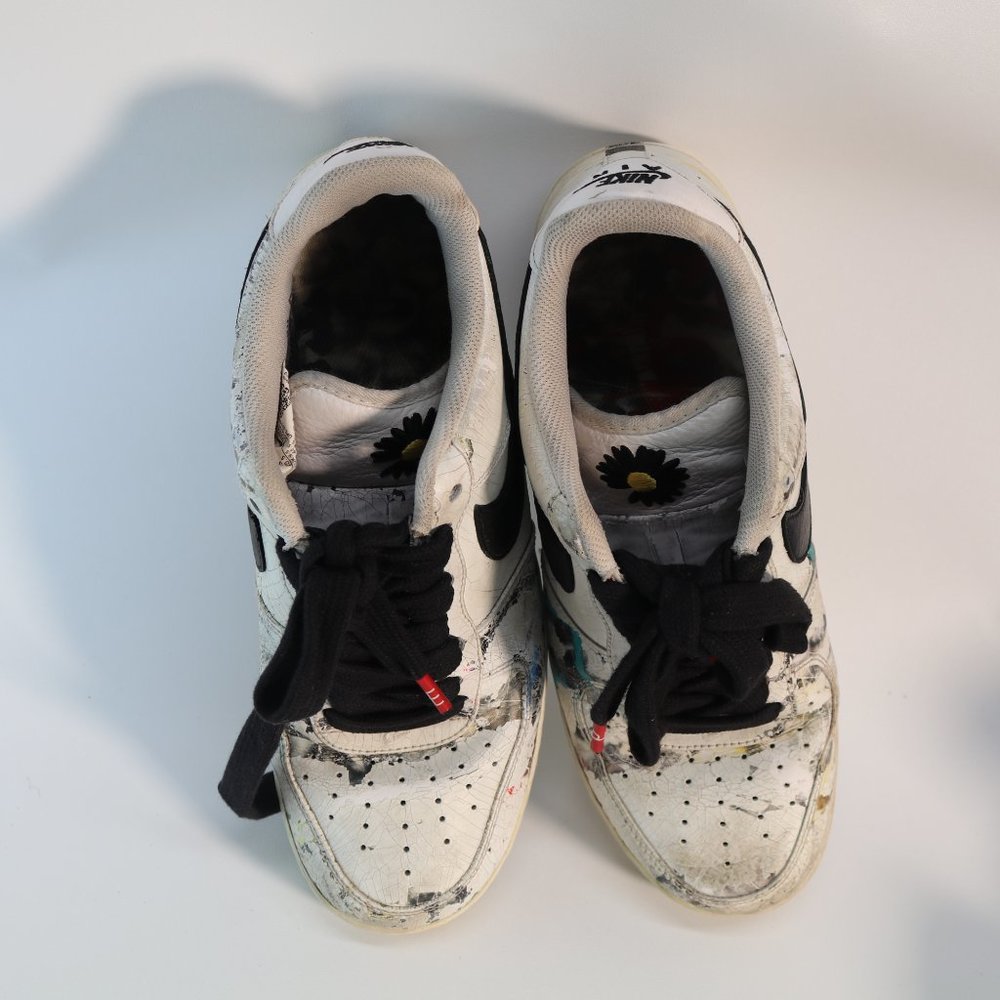 NIKE AIR FORCE 1 LOW PARANOISE WHITE/BLACK 10.5 - Picture 7 of 7